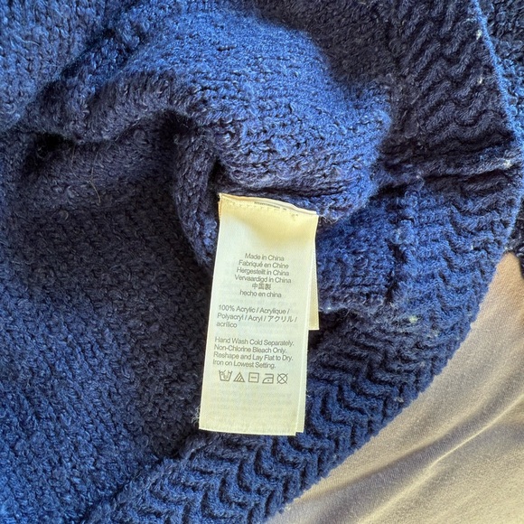 J. Crew Deep Blue Lady Jacket/Sweater - Picture 12 of 12